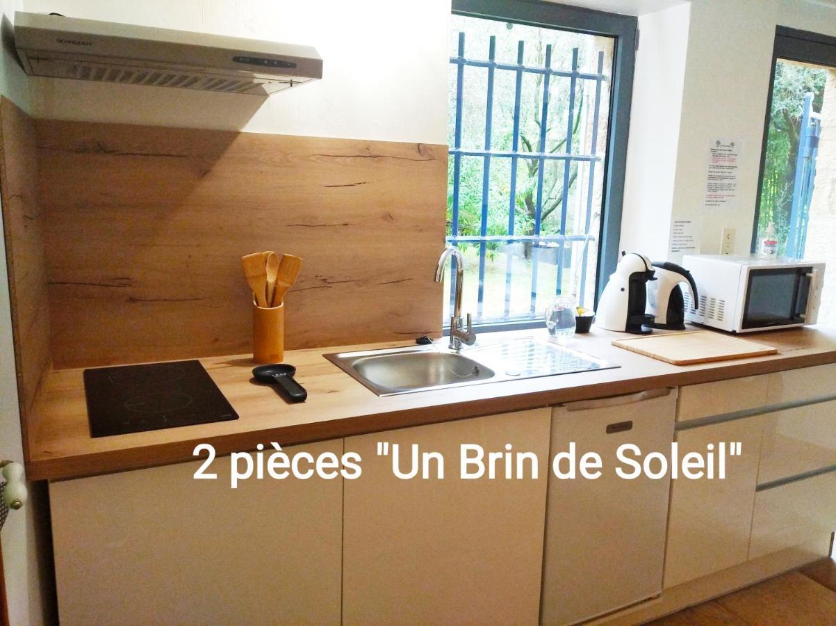 2 Pieces "Le Brin De Soleil" Gites Appart 'Hotel L'Echappee Belle D'Aubenas Logement 1 Sur 3 Εξωτερικό φωτογραφία
