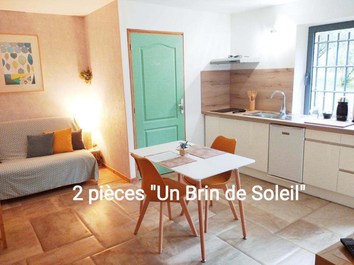 2 Pieces "Le Brin De Soleil" Gites Appart 'Hotel L'Echappee Belle D'Aubenas Logement 1 Sur 3 Εξωτερικό φωτογραφία