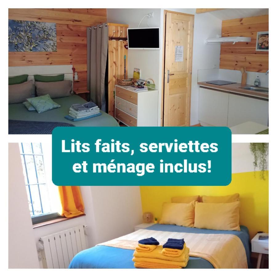 2 Pieces "Le Brin De Soleil" Gites Appart 'Hotel L'Echappee Belle D'Aubenas Logement 1 Sur 3 Εξωτερικό φωτογραφία